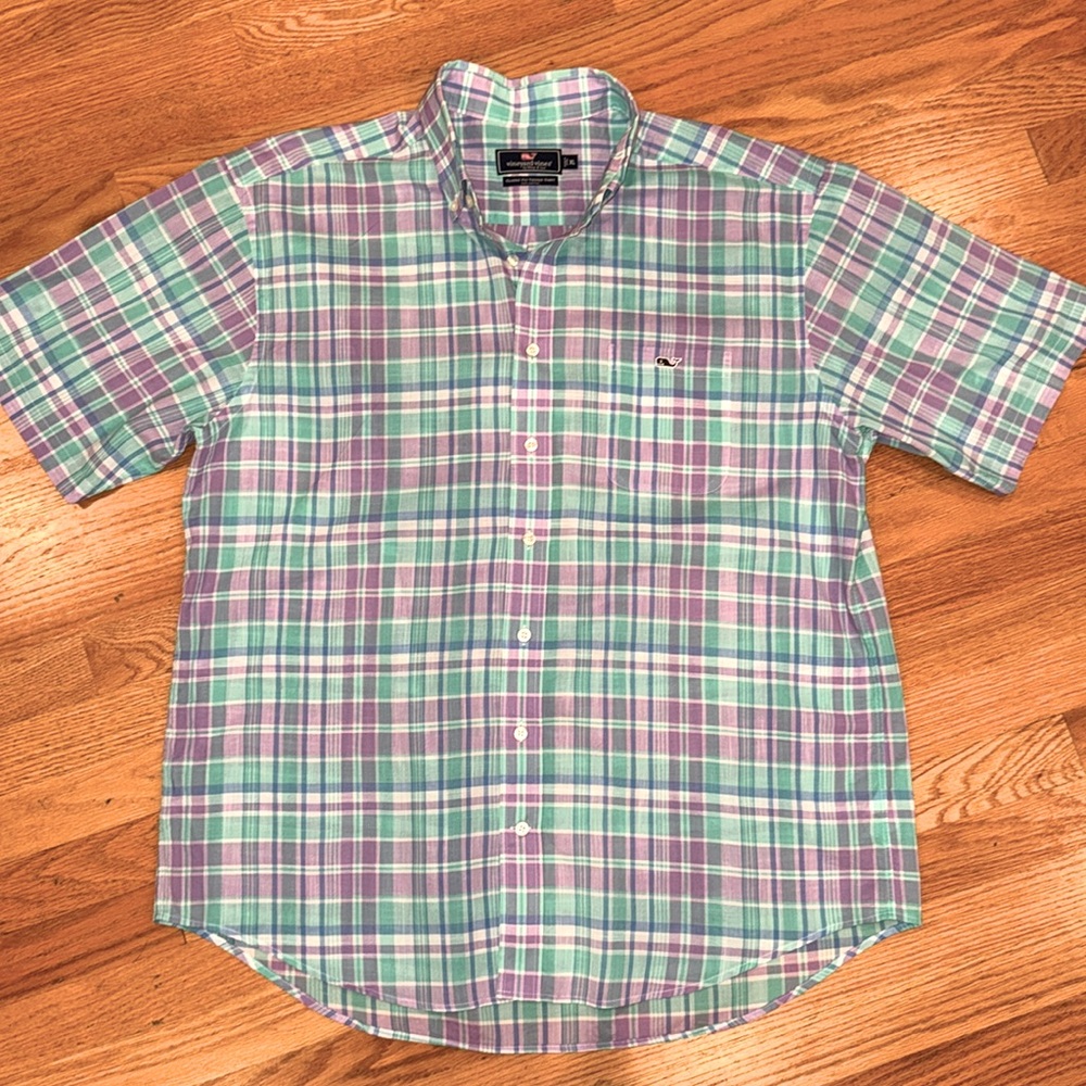 Classic Vineyard Vines Short Sleeve Button Up